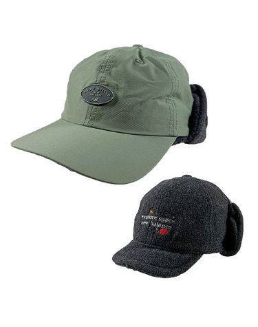국내매장판 뉴발란스 키즈 2WAY 귀달이캡 NK8BCF307U-KHAKI P2601 아동모자