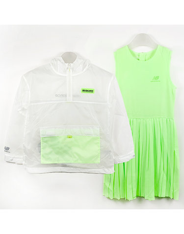 뉴발란스 키즈 아노락 원피스세트 NK9KA1701G-LGREEN P2204