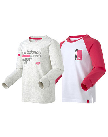 뉴발란스 키즈 티셔츠 2PACK NK9E94901U-PINK P2302