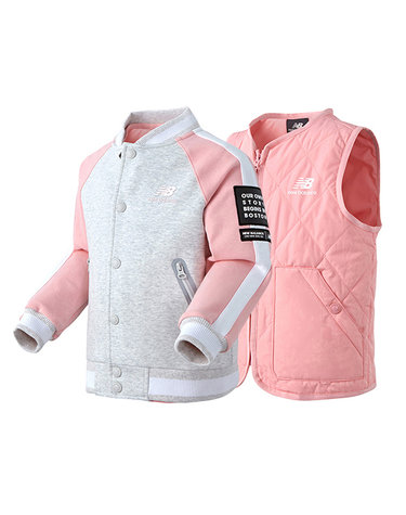 뉴발란스 키즈 디터처블 야구점퍼 NK9DA1402U-GRAY P2302