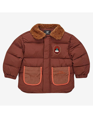 뉴발란스 아동패딩 퍼매칭 퀼팅 자켓 NK9QC4803U-BROWN P2410