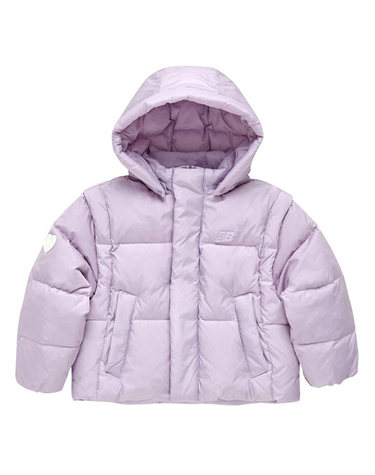 뉴발란스 아동패딩 키즈 덕다운 숏푸퍼 NK9PC4701G-LAVENDER P2410