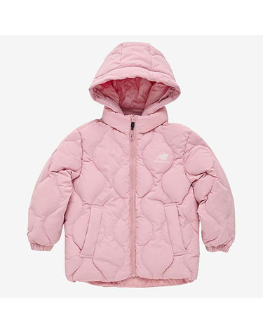 뉴발란스 키즈 국내매장판 뉴발란스 아동패딩 키즈 에센셜 경량 다운집업 NK9PC4105U-PINK P2411