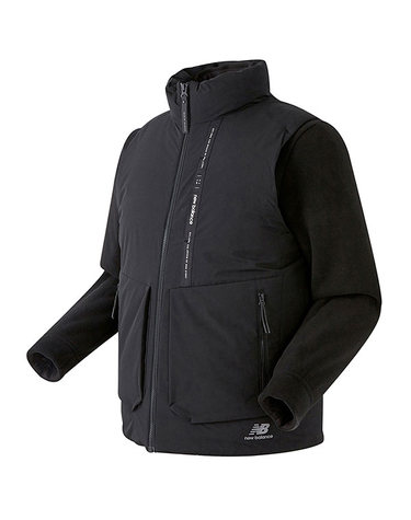 뉴발란스 스탠드넥 3IN1 플리스 다운 자켓 NBNPA47053-BLK P2210