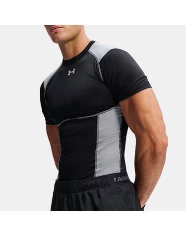 언더아머 야구 HeatGear 엘리트 숏 슬리브 [블랙] 6015382008 B2606