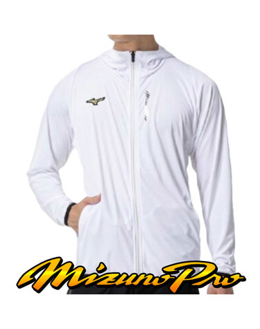 미즈노 야구 프로 후드 자켓 12XECK7501WT [흰] D2609