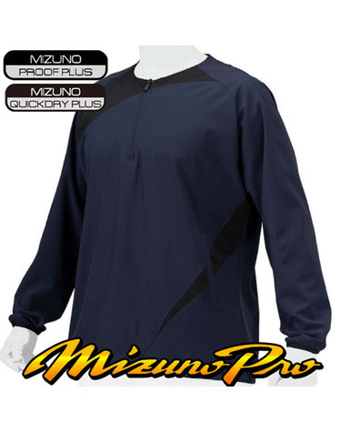 미즈노 야구 프로 트레이닝 자켓 [곤] 12JEBJ2014NV D2411
