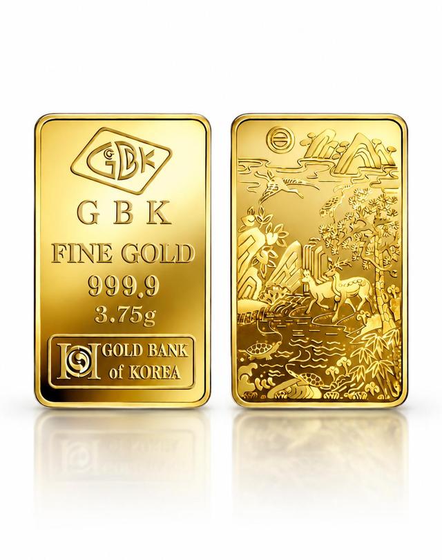 러브넛 [러브넛] 24K 순금 골드바 (3.75g) GG-0375 착용컷