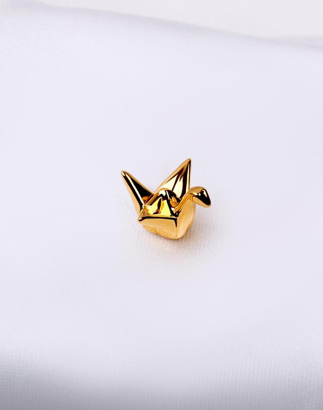 러브넛 [러브넛] 24K 소망 순금 종이학 오브제 OG-003 착용컷