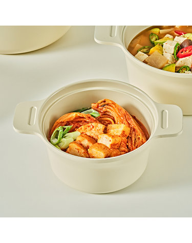 글라스락 셰프토프 캥거루 풀인덕션 양수 16cm (아이보리)