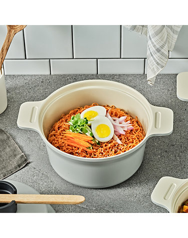글라스락 셰프토프 캥거루 풀인덕션 양수 20cm (그레이)