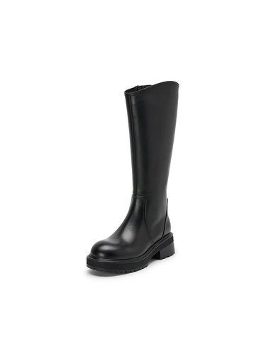 탠디본사 소가죽 롱부츠 블랙, 9124509 BLACK (5cm)