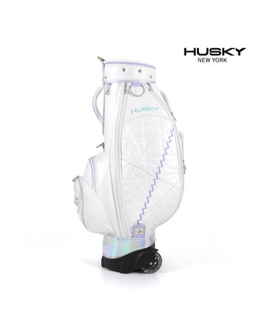 허스키 몰리스 휠 퀼팅 자수 캐디백 HKC-9186