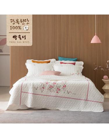 박술녀 순면 자수광목100% 워싱이불베개세트 Q 퀀 작품명 화담클래식