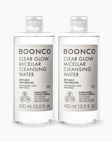 분코 클리어 글로우 미셀라 클렌징워터 400ml X 2개 