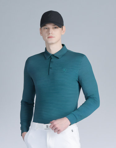 [BEST] 그린 스윙 냉감 긴팔 카라 티셔츠