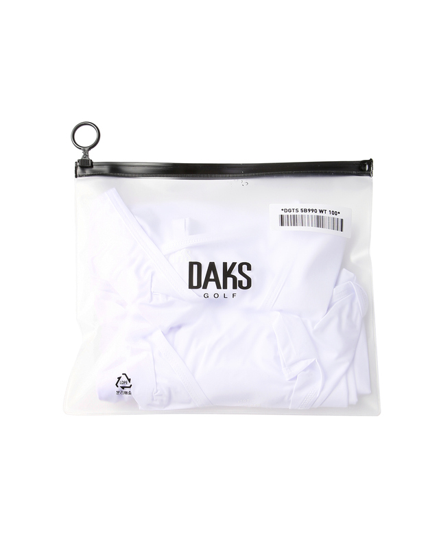닥스 골프 [ONLINE EXCLUSIVE]1+1 화이트 냉감 민소매 티셔츠 흰색 착용컷