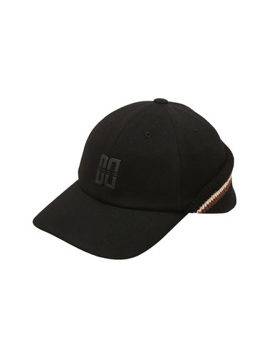 [ONLINE EXCLUSIVE] 블랙 DD로고 울혼방 귀달이 모자