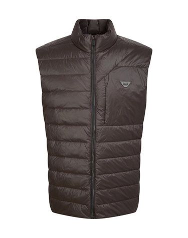 [SOFT ATTITUDE][PREMIUM] 브라운 립텍스쳐 다운VEST