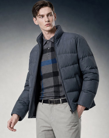 [ONLINE EXCLUSIVE] 차콜그레이 리커버리 구스다운 점퍼