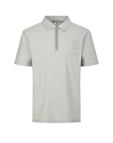 [DAKS GOLF X BORGINI] 그린 포켓디테일 반팔 카라티