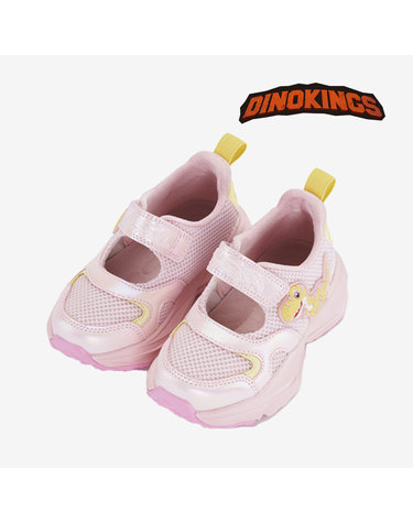 [다이노킹즈] 공룡슈즈 하이슬립 LED - 핑크