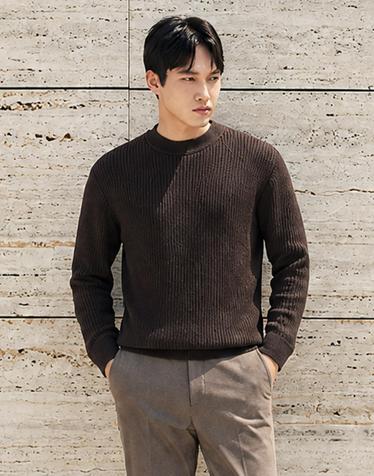 [TREMOLO] 라운드 케이블 변형 니트_TRHBR4F8521