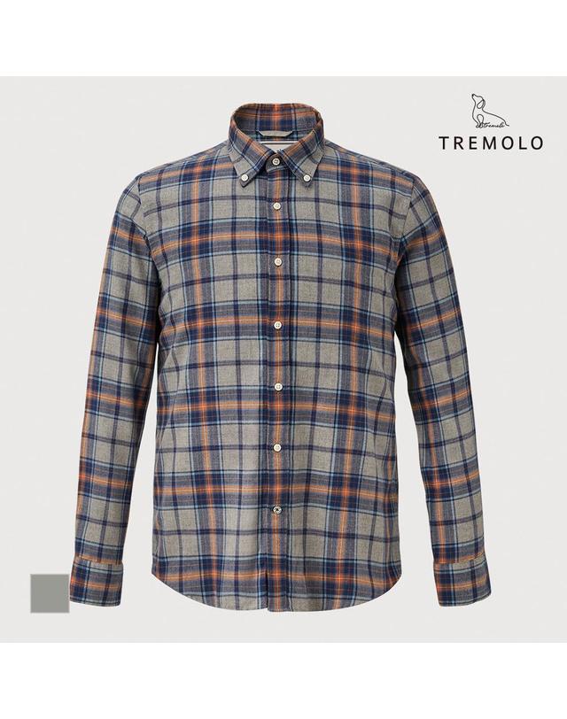트레몰로 [TREMOLO] 체크패턴 C셔츠_TRHNL4F9281 착용컷