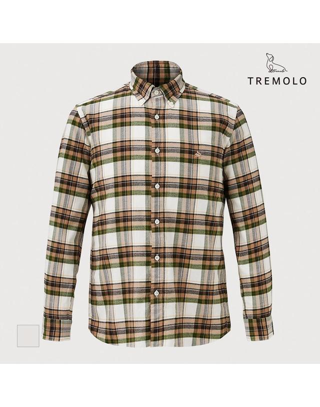 트레몰로 [TREMOLO] 체크패턴 C셔츠_TRHNL4F9291 착용컷