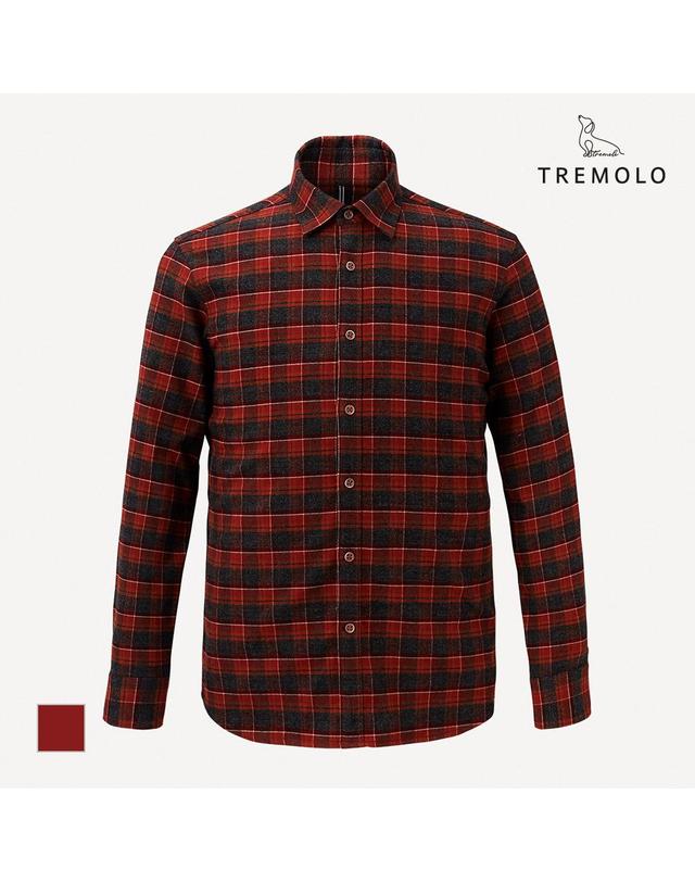 트레몰로 [TREMOLO] 체크패턴 C셔츠_TRNNL4F9311 착용컷