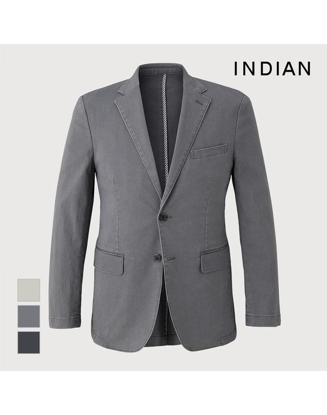 인디안 [INDIAN] 가먼트워싱 자켓_MIVFU3S1361 착용컷