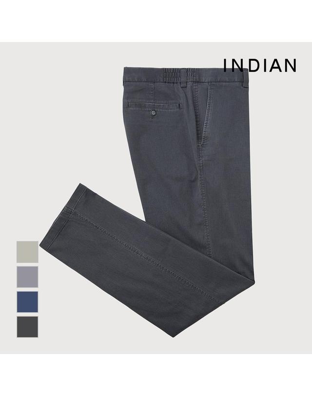 인디안 [INDIAN] 면 워싱 슬림 밴딩 팬츠_MIVDL4S1361 착용컷