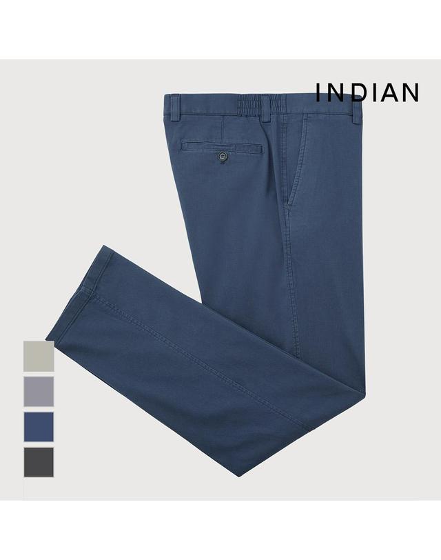 인디안 [INDIAN] 면 워싱 슬림 밴딩 팬츠_MIVDL4S1361 착용컷