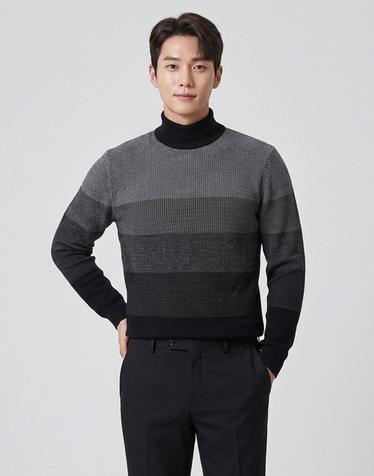 [INDIAN] 융본딩 하프넥 니트_MITBHYW9401