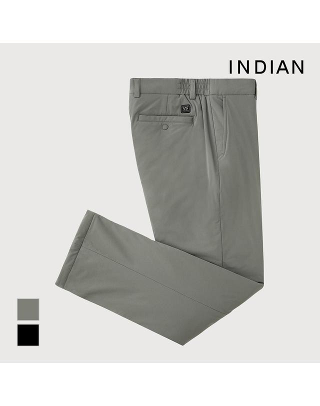인디안 [INDIAN] 골프 밴딩 패딩 바지_MIGDL3WA231 착용컷