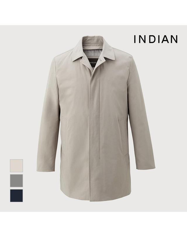 인디안 [INDIAN] 평에리 라이너 착탈 코트_MIEEH4S1101 착용컷