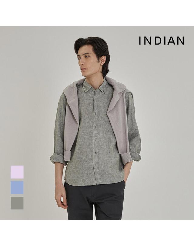 인디안 [INDIAN] 린넨100_MIVNL6S2176 착용컷