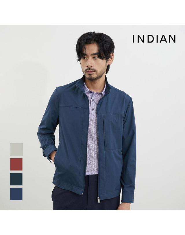 인디안 [INDIAN] 전략 홑겹 점퍼_MIECL4M2401 착용컷
