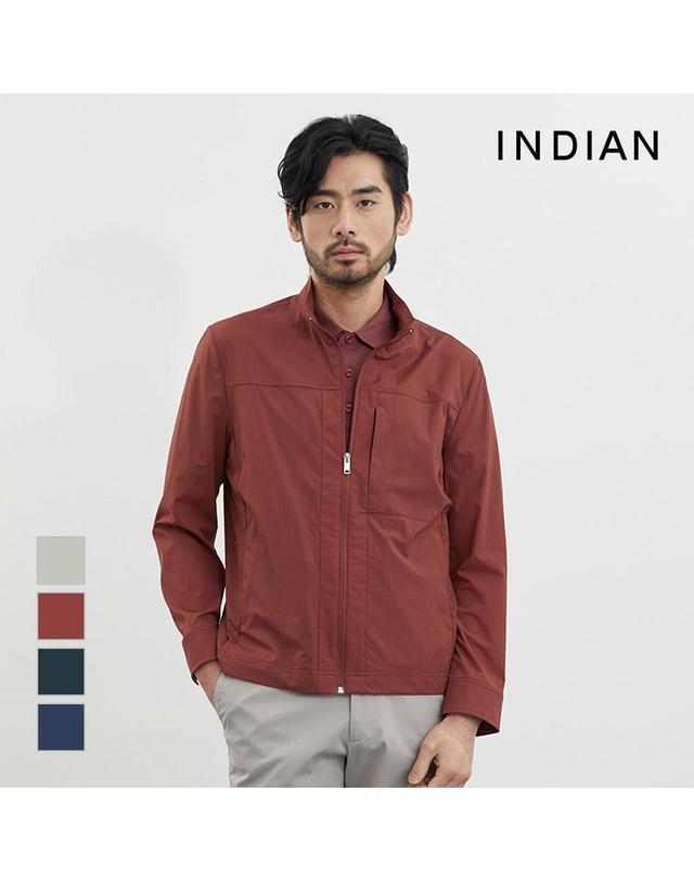인디안 [INDIAN] 전략 홑겹 점퍼_MIECL4M2401 착용컷