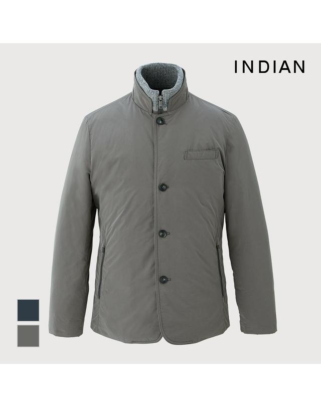인디안 [INDIAN] 자켓변형 안퀼팅 사파리_MIUKAYW9271 착용컷