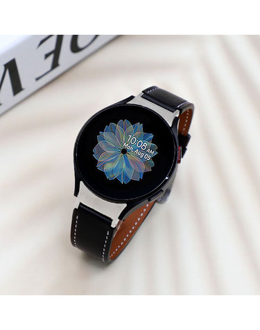 발렌티노루디 VRG117-BK 갤럭시워치 4 전용 프리미엄 가죽밴드 스트랩 20mm
