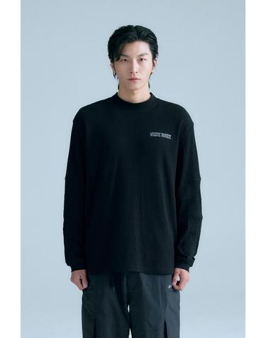 [코오롱스포츠] WM 와플 크루넥 티 8UTBA26304BLK