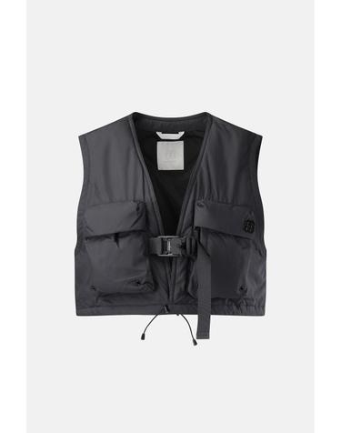 [코오롱스포츠] [Warm Daypack] 여성 멀티포켓 베스트 TVVAW26692CGY