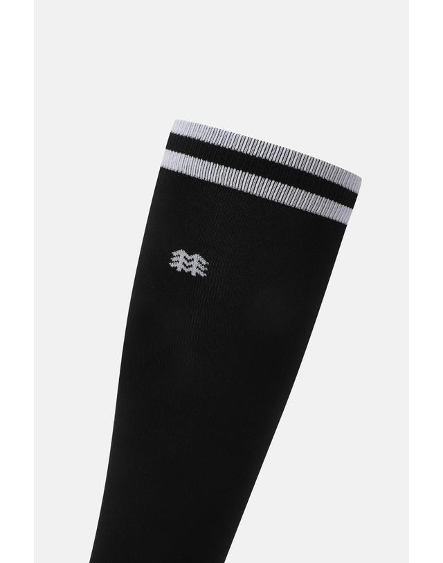 코오롱스포츠 [코오롱스포츠] 바이오맥스 베이직 니삭스 QELAX26131BLK 착용컷
