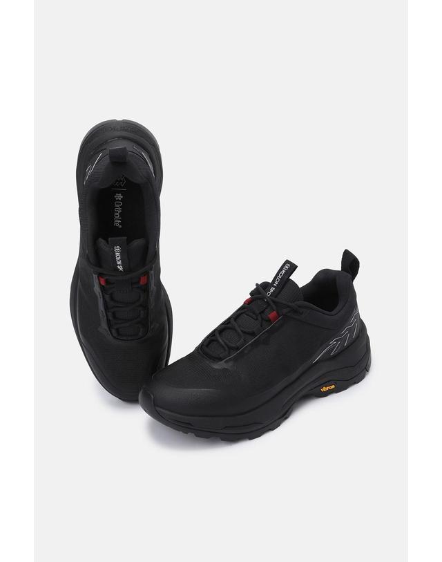 코오롱스포츠 [코오롱스포츠] 하이킹 슈즈 프리 트레이서 6F4KX26920BLK 착용컷