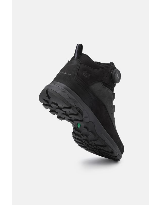 코오롱스포츠 [코오롱스포츠] 미드컷 하이킹 슈즈 페더 BOA GTX FE4HX26520GRY 착용컷