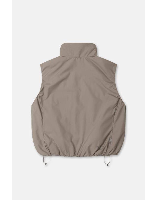 코오롱스포츠 [코오롱스포츠] [Warm Daypack] 여성 레귤러핏 스탠드넥 베스트 TVVAW26682MUD 착용컷