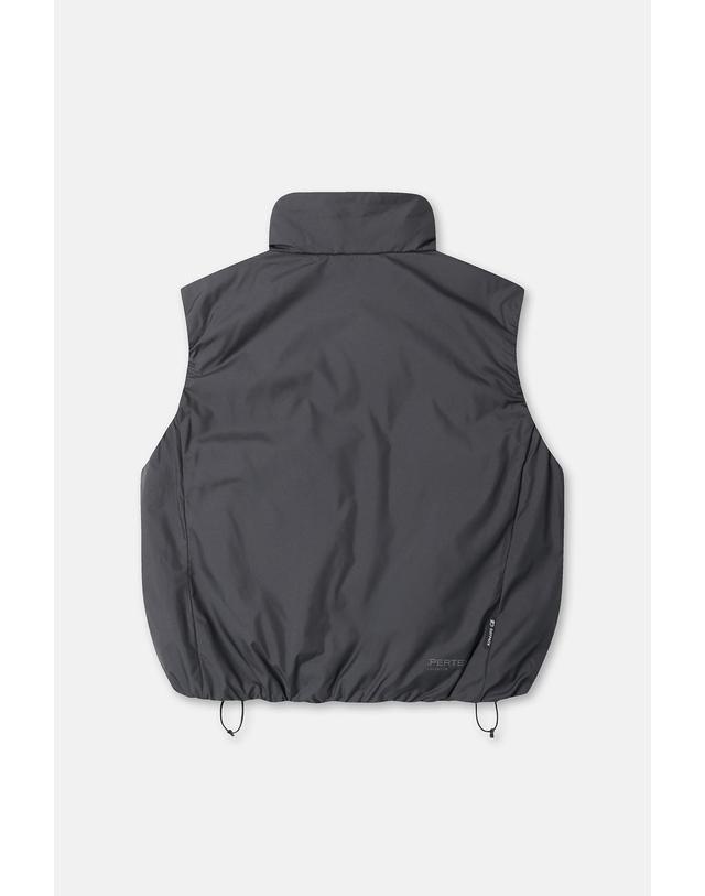 코오롱스포츠 [코오롱스포츠] [Warm Daypack] 여성 레귤러핏 스탠드넥 베스트 TVVAW26682CGY 착용컷