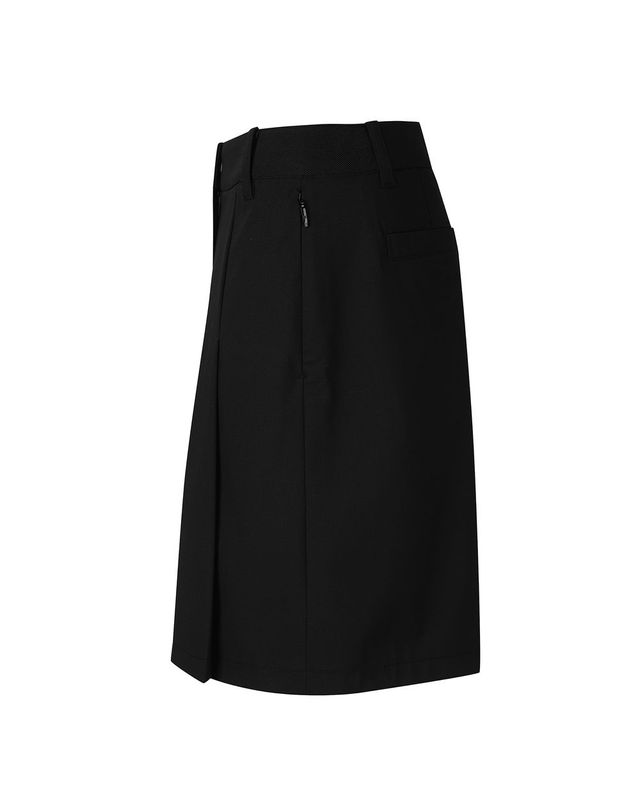 마스터바니에디션 여성 플리츠 블록 하프 팬츠 착용컷