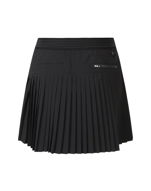 마스터바니에디션 여성 백 플리츠 밴딩 큐롯 스커트 착용컷